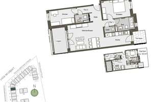 Wunderschöne neue Wohnung mit Garten, hochwertiger  Nolte Küche und direkt in Darmstadt – Die vollständige Adresse der Immobilie erhältst du vom Anbieter., 64285 Mitte, Darmstadt – Vorschaubild 4
