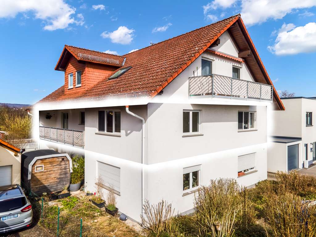 Immobilie in Solms - Gepflegte 4-Zimmerwohunung mit Balkon in ruhiger Lage von Burgsolms - Bild 0