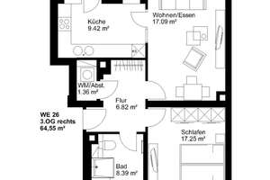 Stilvolle und moderne 2-Zimmer-Wohnung mit großer Loggia im beliebten Gohlis-Carré! – 4157 Gohlis-Mitte, Leipzig – Vorschaubild 12
