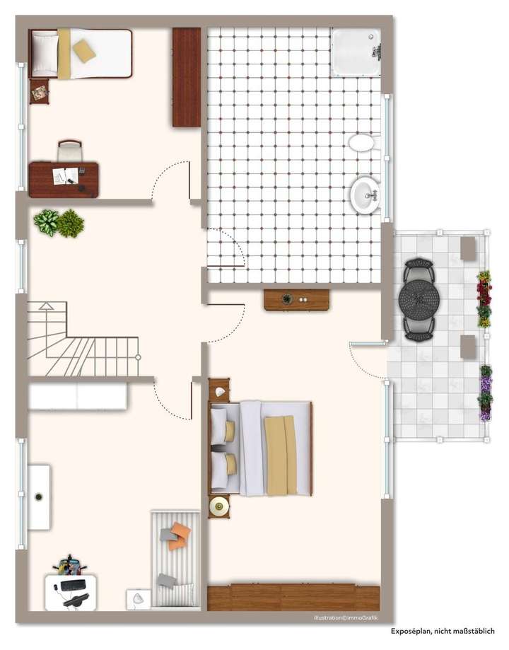 Grundriss OG Wohnhaus