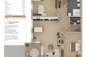 Moderne, barrierefreie 3-Zimmer-Neubauwohnung mit Privatgarten – Die vollständige Adresse der Immobilie erhältst du vom Anbieter., 79423 Heitersheim – Vorschaubild 9