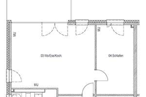 Erstklassige 2-Zi-Wohnung auf 74m² mit Terrasse und Einbauküche – 97074 Frauenland, Würzburg – Vorschaubild 3