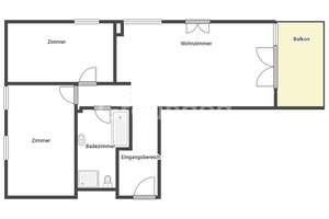 Moderne 3-Zimmer-Erdgeschosswohnung mit Balkon zzgl. TG-Stellplatz - vermietet – Holzschuherstraße 5, 90439 Sündersbühl, Nürnberg – Vorschaubild 2