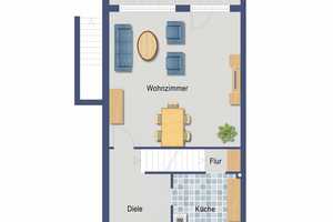 Traumhafte Feldrandlage! Schönes Reihenendhaus mit Garage, Balkon, Terrasse und Keller (vermietet) – Karlsruhe (Kreis) – Vorschaubild 19