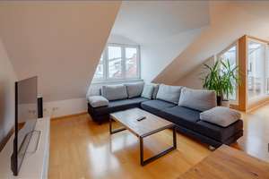 Möbliert: Gemütliche 3-Zimmer Wohnung mit Dachterrasse – Die vollständige Adresse der Immobilie erhältst du vom Anbieter., 80807 Milbertshofen, München – Vorschaubild 2