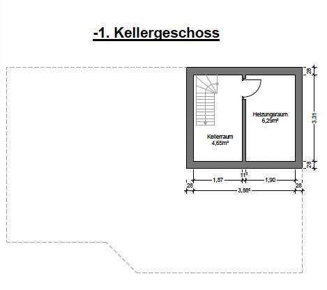 Grundriss Kellergeschoss