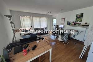 Tauschwohnung: Einzimmerwhg. Augsb. Innenstadt/Lechviertel mit Mini-Garten