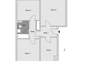 3-Zimmer-Wohnung in Hamburg Eidelstedt – Elbgaustr. 23, 22523 Eidelstedt, Hamburg – Vorschaubild 2