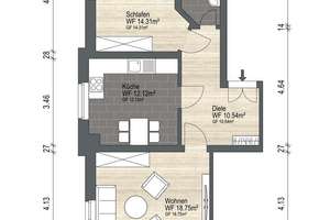 +++ Balkonblick über den Plauenschen Grund! Modernisierte 2-Zimmer-Wohnung mit Stellplatz +++ – Die vollständige Adresse der Immobilie erhältst du vom Anbieter., 1187 Naußlitz, Dresden – Vorschaubild 22