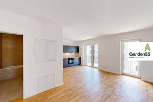 Garden35: Moderne 2-Zimmer-Neubauwohnung mit BALKON und EINBAUKÜCHE im zukunftsweisenden Lagarde-...
