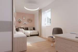 Energieeffiziente KfW-40 Neubauwohnung: 3 Zimmer, barrierefrei mit Balkon & Garten – Biefangstraße 22, 46149 Schwarze Heide, Oberhausen – Vorschaubild 4
