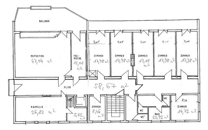 Grundriss Obergeschoss