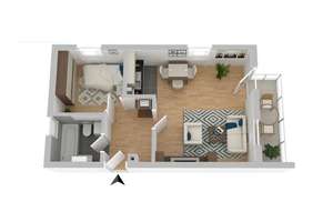 Idyllische 2-Zimmer-Wohnung nur 15 Minuten von Passau – 94161 Ruderting – Vorschaubild 2