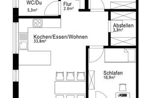 Erstbezug hochwertige 3-Zimmer-Garten-Wohnung, Kühlung über FBH und Einbauküche – Die vollständige Adresse der Immobilie erhältst du vom Anbieter., 81377 Großhadern, München – Vorschaubild 10