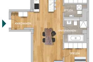 *** Loftstyle ohne Ende * 4-Raum mit Balkon * Bad mit Wanne & Gäste-WC * Parkett * TG *** – Straße der Nationen 80, 9111 Zentrum, Chemnitz – Vorschaubild 15