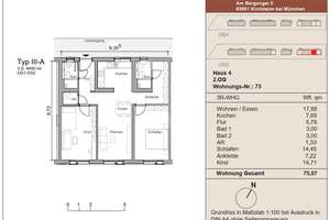 WG geeignet: moderne Wohnung mit zwei Bädern – 85551 Kirchheim bei München – Vorschaubild 8
