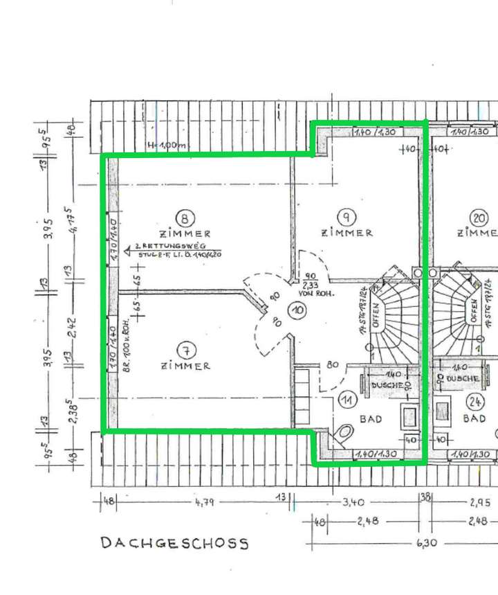 DG - Grundriss Whg 1