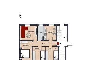 Erdgeschosswohnung in der City // EG links – Heinrich-Heine-Str. 55, 38440 Stadtmitte (Ortsteil), Wolfsburg – Vorschaubild 5