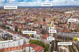 Schwabing – am Hohenzollernplatz: 4-Zimmer-Maisonettewhg. im DG mit Balkon zum Innenhof, Lift & TG. – Die vollständige Adresse der Immobilie erhältst du vom Anbieter., 80796 Neuschwabing, München – Vorschaubild 3