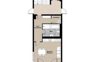 Modernes 1-Zimmer-Apartment mit Balkon – Die vollständige Adresse der Immobilie erhältst du vom Anbieter., 4105 Gohlis-Süd, Leipzig – Vorschaubild 2