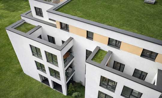 Letzter Bauabschnitt! 3-Zimmer-Wohnung mit Balkon und TG-Platz / Neubau - Erstbezug