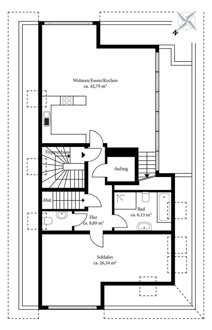 Grundriss Dachgeschoss