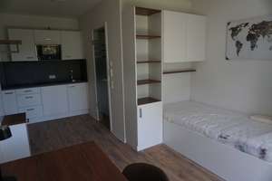 Nur Studenten! EG-Apartment an der Reutlinger Hochschule (W4),  neuwertig, vollmöbliert – Kurt-Schumacher-Straße 41, 72762 Reutlingen-Mitte, Reutlingen – Vorschaubild 1