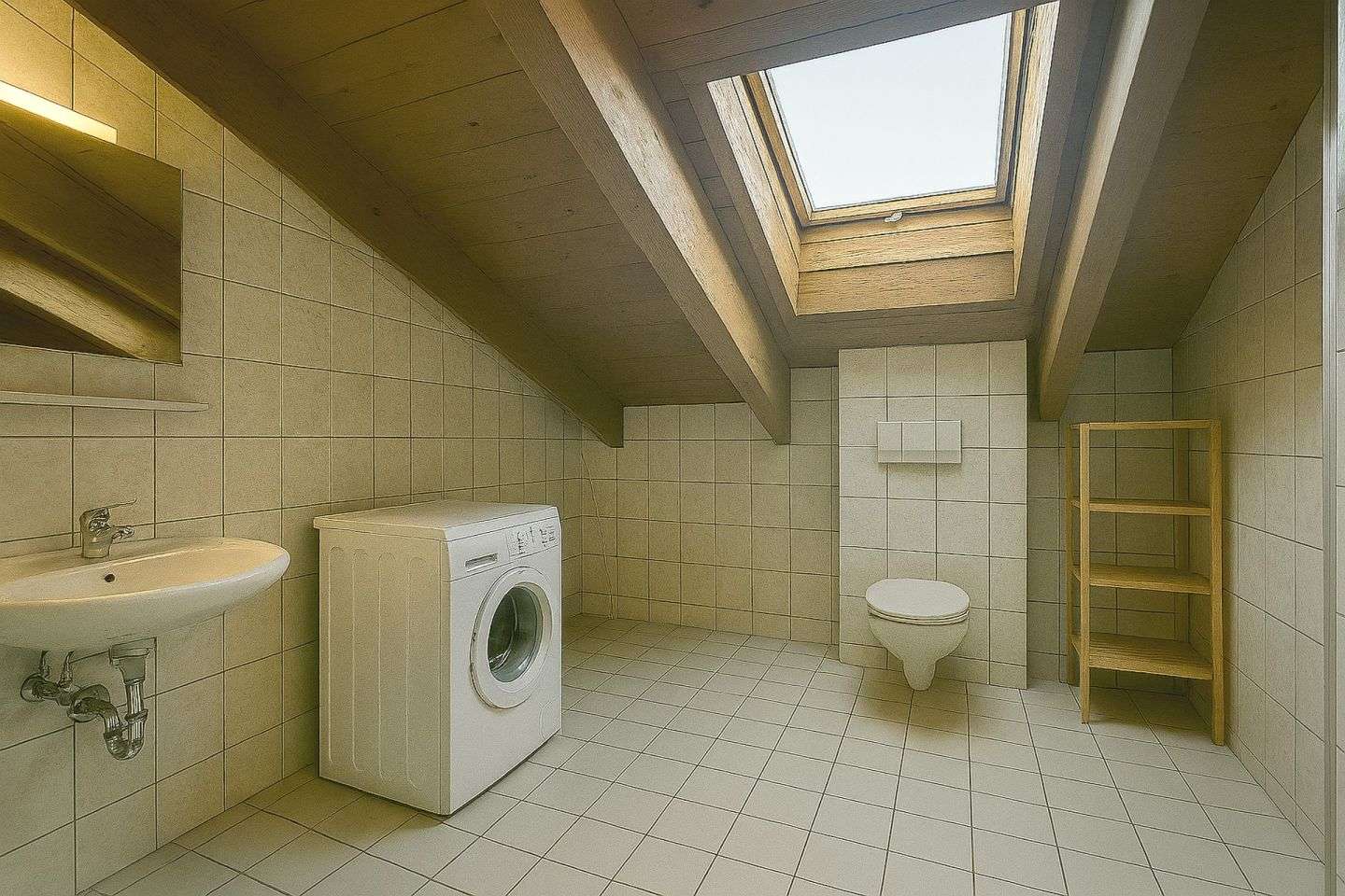 Immobilie in Ohlstadt - Ohlstadt: Gemütliches Dachgeschoss-Appartement mit Balkon, vermietet - Bild 5