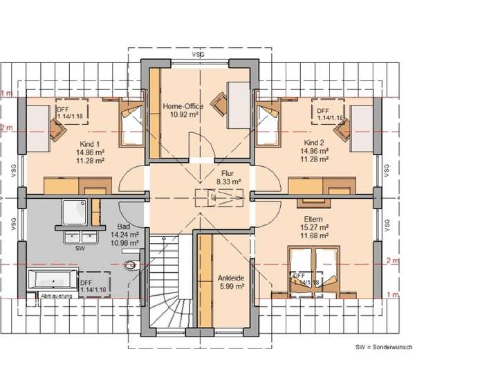 Grundriss Dachgeschoss