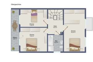 Charmantes Reihenendhaus mit großzügigem Garten – Die vollständige Adresse der Immobilie erhältst du vom Anbieter., 64297 Eberstadt, Darmstadt – Vorschaubild 4