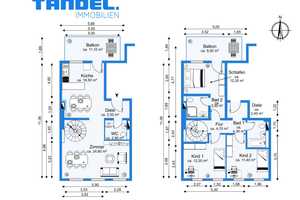 Traum-Maisonettewohnung mit Fußbodenheizung, Einbauküche und 2 Balkonen u.v.m.! – Albert-Schmidt-Straße 10, 6110 Halle (Saale) – Vorschaubild 22
