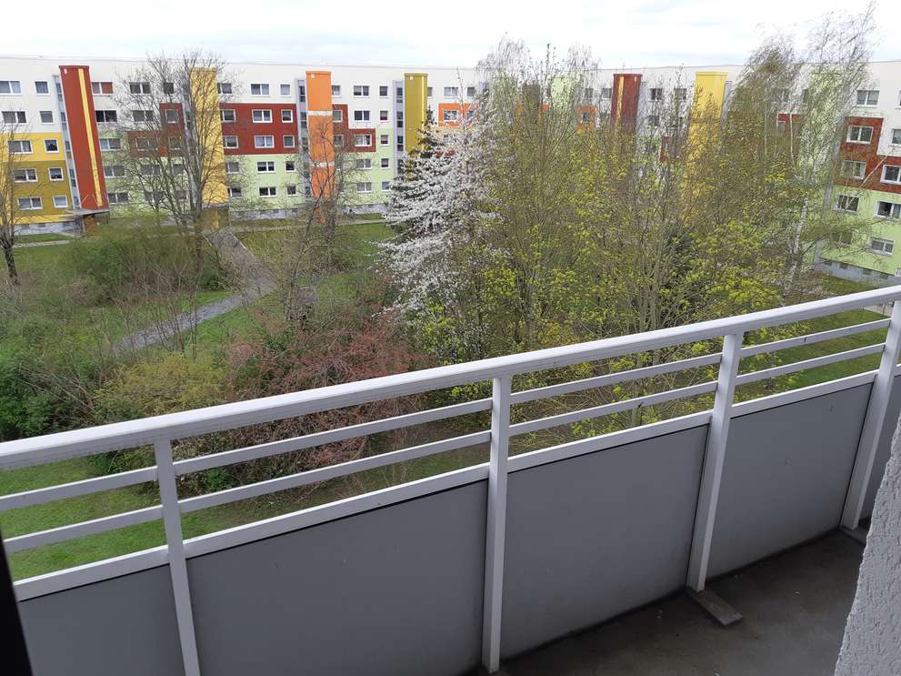 Blick vom Balkon