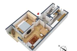 West-Balkon & Abendsonne - modernisiert, gemütlich & gepflegt - TL-Bad mit Wanne - inkl. EBK – Die vollständige Adresse der Immobilie erhältst du vom Anbieter., 70437 Rot, Stuttgart – Vorschaubild 10