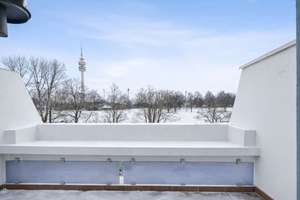 3-Zimmer-Maisonettewohnung inkl. 2 TG-Stellplätzen im Olympischen Dorf in München