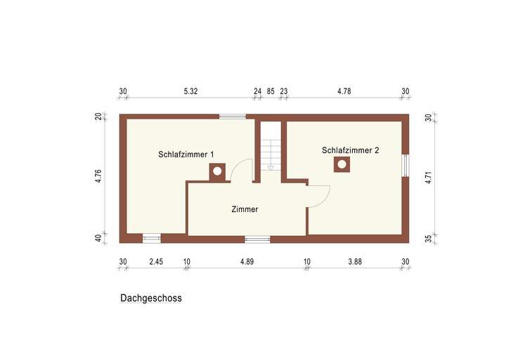 Grundriss Dachgeschoss