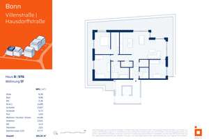 RESERVIERT! D17: Penthouse wie aus dem Bilderbuch! 4 Zimmer - 2 Bäder - Sonnenterrassen rundum! – Villenstraße 4, 53129 Dottendorf, Bonn – Vorschaubild 4