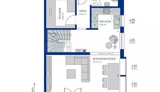 Bild von Doppelhaushälfte? Jetzt die Kosten teilen in der modernen DHH von Bien Zenker inkl. Baugrundstück!!