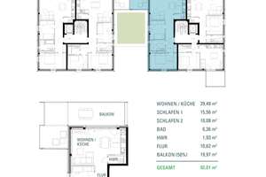 SCHWIND IMMOBILIEN - "Das Ludwig" - exklusive 3-Zimmer-Neubau-Eigentumswohnung im Ludwigshöhviertel – Die vollständige Adresse der Immobilie erhältst du vom Anbieter., 64285 Bessungen, Darmstadt – Vorschaubild 11