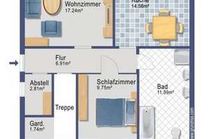 Haushälfte mit 4 Wohneinheiten in Gotha-Ost – Die vollständige Adresse der Immobilie erhältst du vom Anbieter., 99867 Gotha – Vorschaubild 29