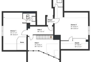 Super Luxuriöses Penthouse über 2 Etagen und exklusiven Ausstattungsdetails – Die vollständige Adresse der Immobilie erhältst du vom Anbieter., 81247 Obermenzing, München – Vorschaubild 22