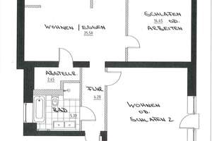 Wiesbaden-Sonnenberg: hochwertig ausgestattete 2-bis 3-Zimmer-Wohnung mit EBK und Tageslichtbad. – Die vollständige Adresse der Immobilie erhältst du vom Anbieter., 65191 Sonnenberg, Wiesbaden – Vorschaubild 9