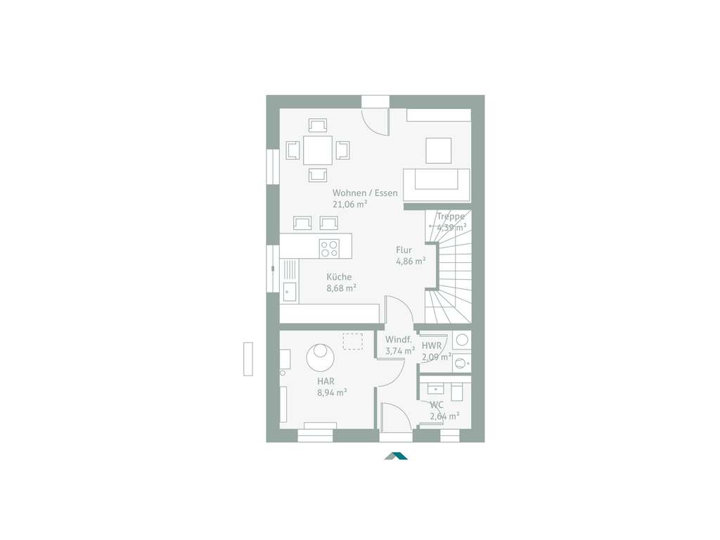 Immobilie in Bondorf - 🏡 Moderne Doppelhaushälfte mit Vollkeller – bezugsfertig in Bondorf - Bild 3