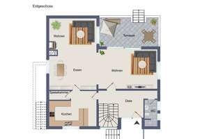 Architektenhaus mit viel Potential in gesuchter Lage – Die vollständige Adresse der Immobilie erhältst du vom Anbieter., 64297 Eberstadt, Darmstadt – Vorschaubild 3