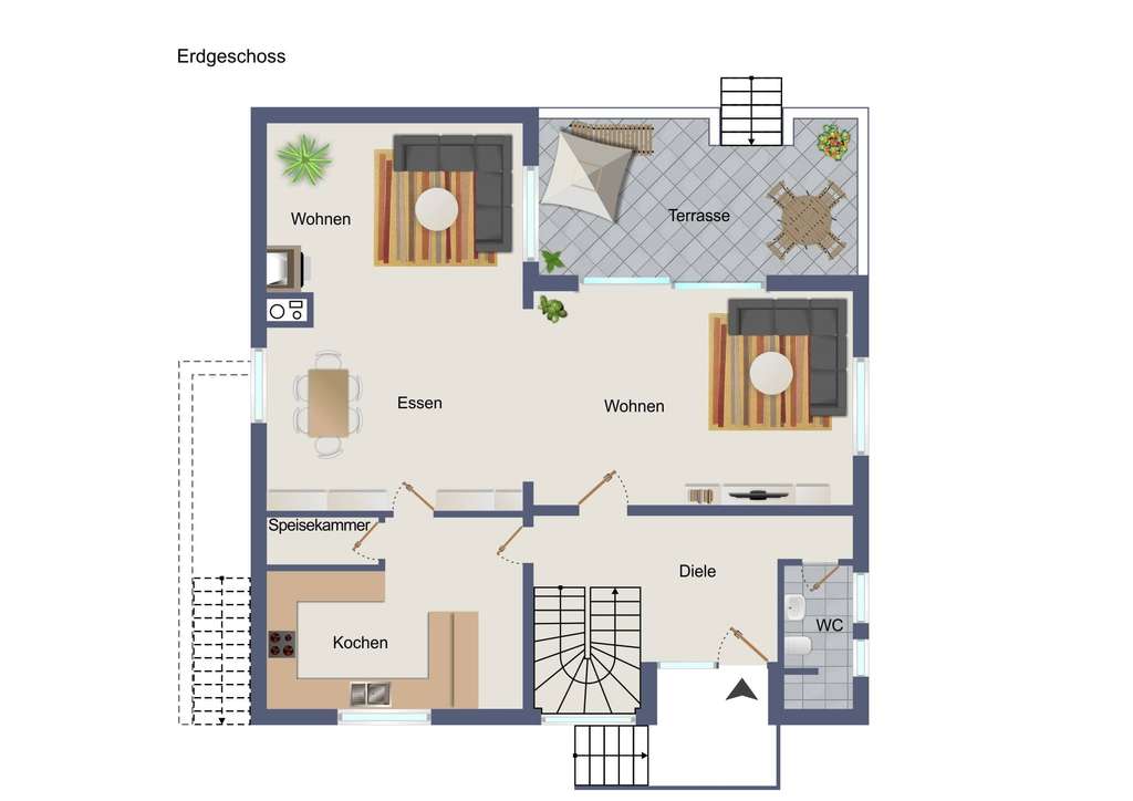 Immobilie in Darmstadt - Architektenhaus mit viel Potential in gesuchter Lage - Bild 2