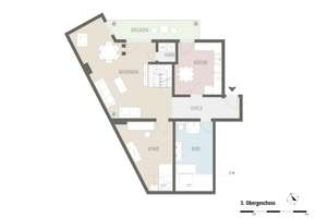 Denkmalgeschützte Maisonette im Dachgeschoss mit Aufzug und Balkon – Die vollständige Adresse der Immobilie erhältst du vom Anbieter., 40227 Oberbilk, Düsseldorf – Vorschaubild 5