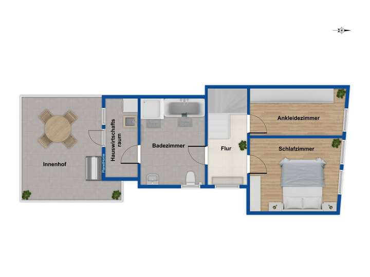 Grundriss Obergeschoss - 1900