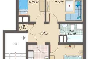 Gepflegte 3-Zimmer-Wohnung mit zwei Balkonen in Bremerhaven – Batteriestraße 51, 27568 Twischkamp, Bremerhaven – Vorschaubild 10