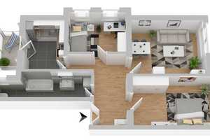 * Kleine gemütliche Balkonwohnung - ID 6398 * – Roquettestr. 37, 1157 Dresden – Vorschaubild 2