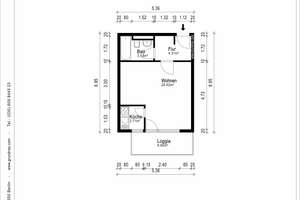 Helles Möbliertes 1-Zimmer-Apartment mit Süd-Loggia & Parkplatz – Regina-Ullmann-Straße 20, 81927 Johanneskirchen, München – Vorschaubild 5
