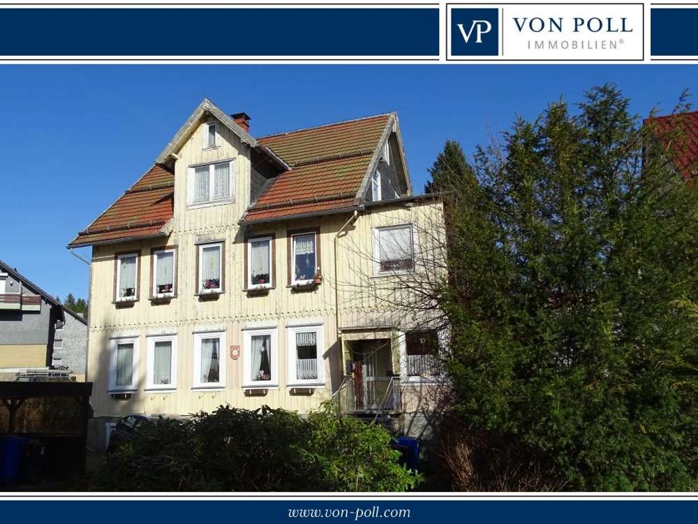 Sanierungsbedürftige. 2-3 Familienhaus mit ca. 226 m² Wohnfläche und 1076 m² Grundstück/ Hahnenklee, Goslar Kreis – Bild 1